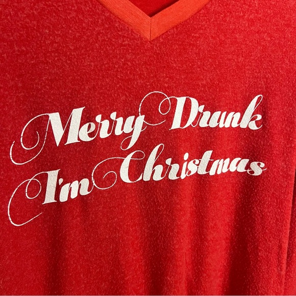 Wildfox Too Much Eggnog Christmas Sweater, Merry Drunk I’m Christmas - Picture 5 of 11
